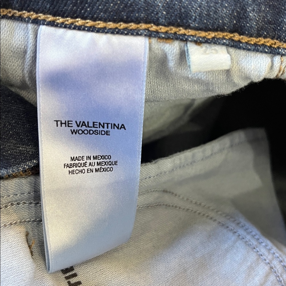 Favorite Daughter The Valentina Shortie Super High Rise Boot Jeans, Woodside - Picture 10 of 14